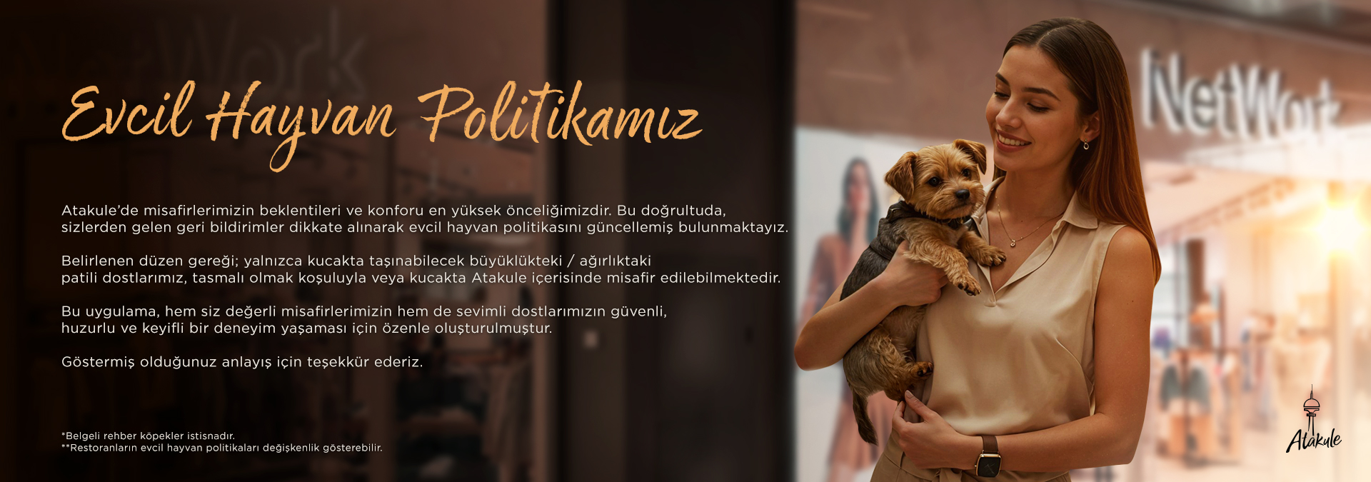 Atakule Pet Policy